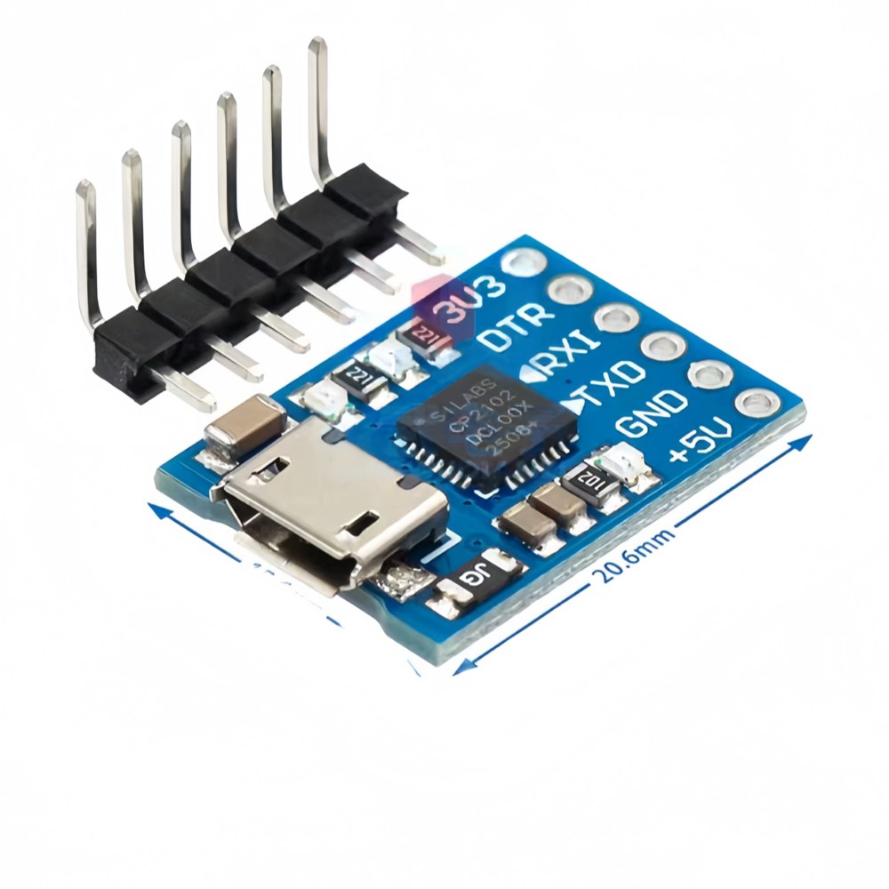 USB-to-TTL Serial Adapter — CP2102 — image 1