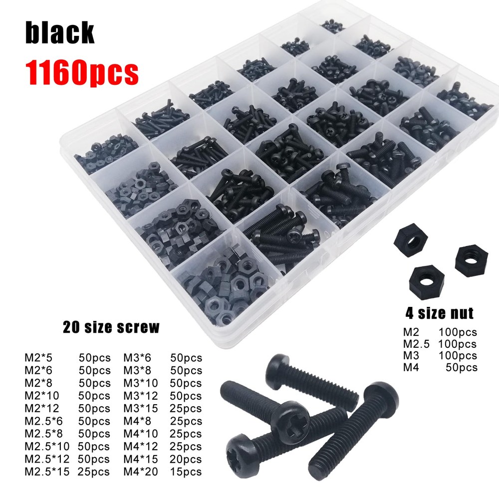 Screw & Bolt Assortment Kit (M2–M4) — image 1